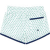 Sea Leaf Boardie Shorts, Green/Blue - Swim Trunks - 2