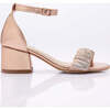 Scrunch Rhinestone Heels, Rose Gold - Dress Shoes - 2