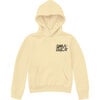 Smile Hoodie, Yellow - Sweatshirts - 1 - thumbnail