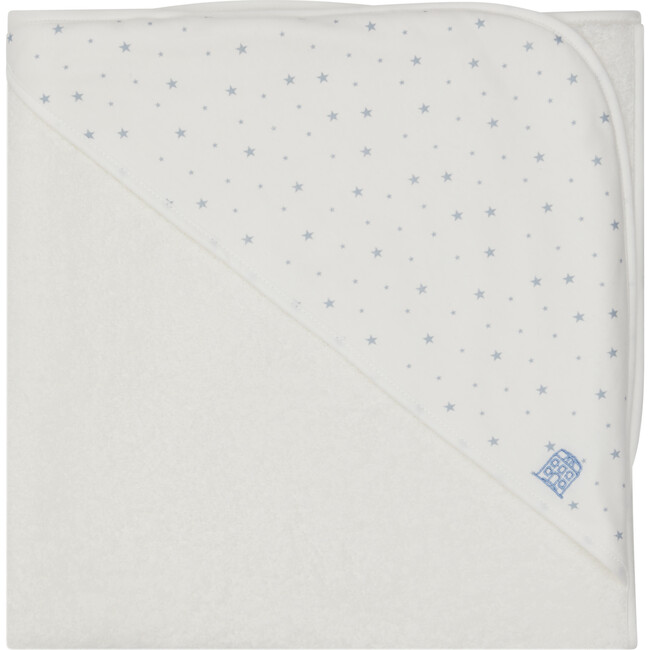 Blue Stars Hooded Toddler Towel - Towels - 1