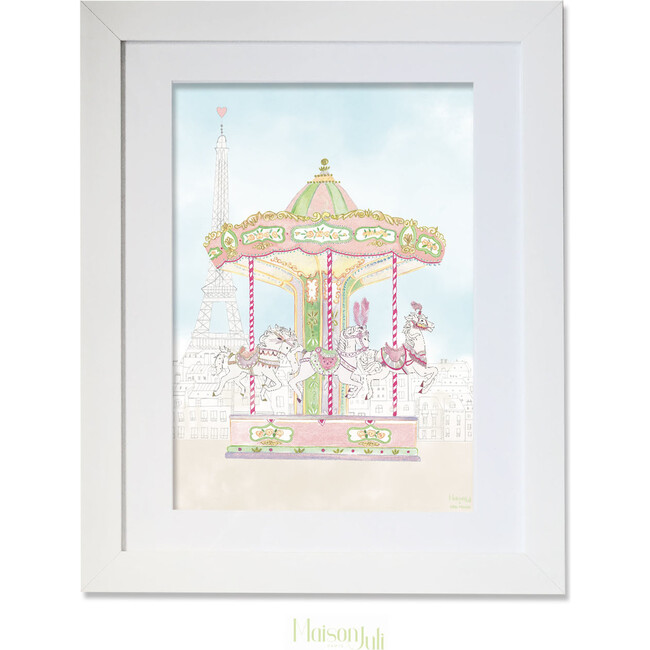 The Carousel Of The Trocadero, Pink - Art - 1