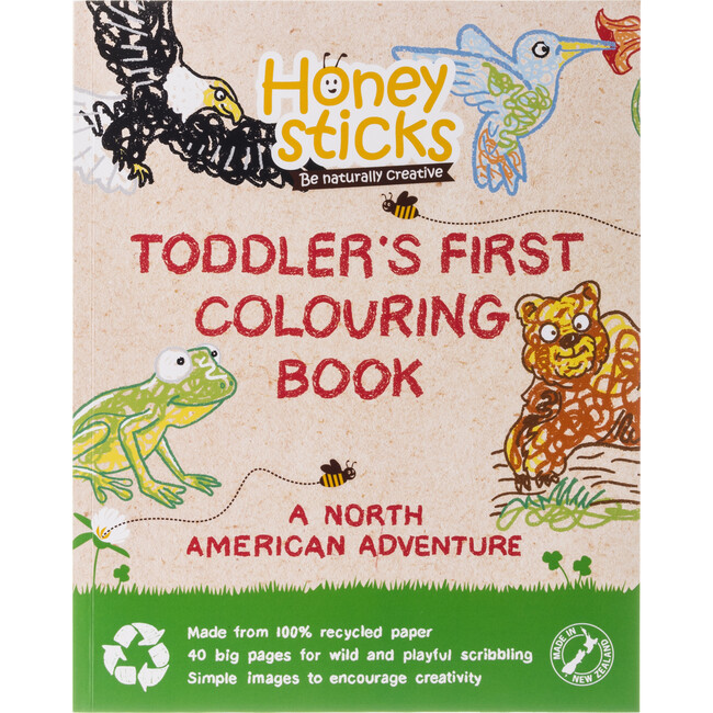 Toddler's First Coloring Book, A North American Adventure - Arts & Crafts - 1