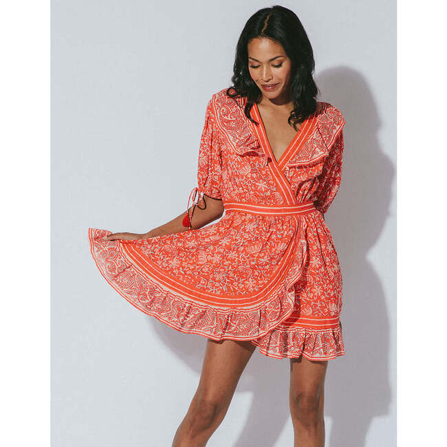Women's Blair Mini Dress, Fan - Dresses - 2