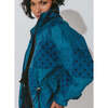 Women's Quilted Patchwork Jacket, Indigo - Jackets - 3