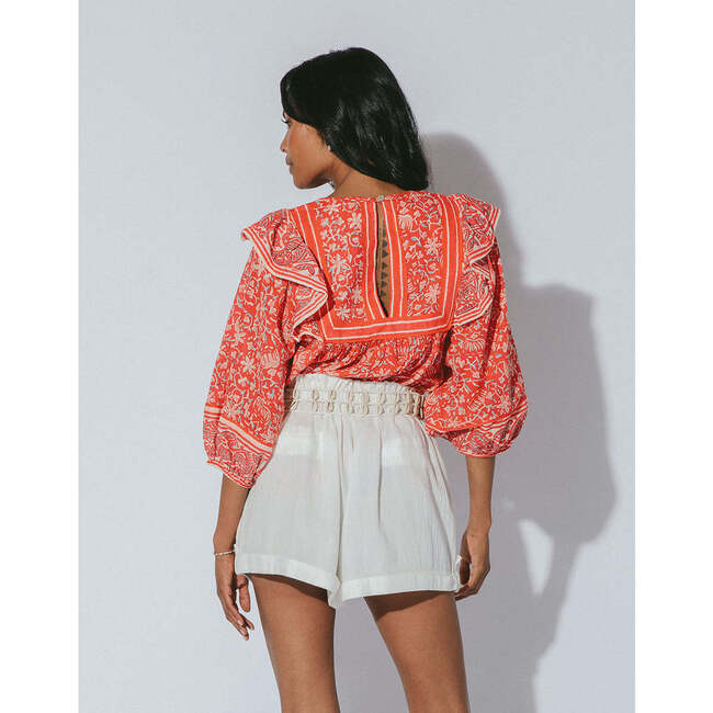 Women's Mylah Blouse, Fan - Blouses - 4