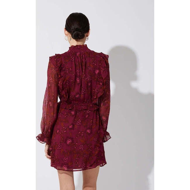 Women's Everly Mini Dress, Botanical - Dresses - 4