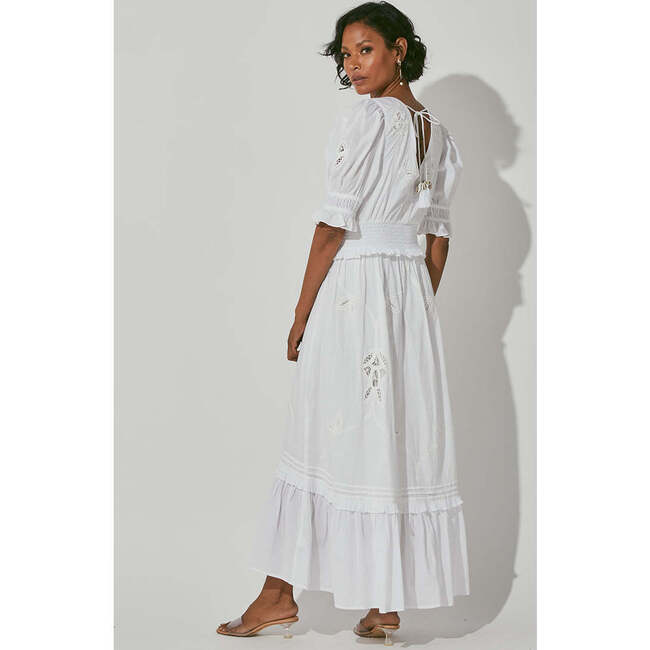 Women's Estelle Ankle Dress, Ivory - Dresses - 4