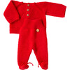 Cosi Merino Ensemble, Fire Red - Two Pieces - 1 - thumbnail