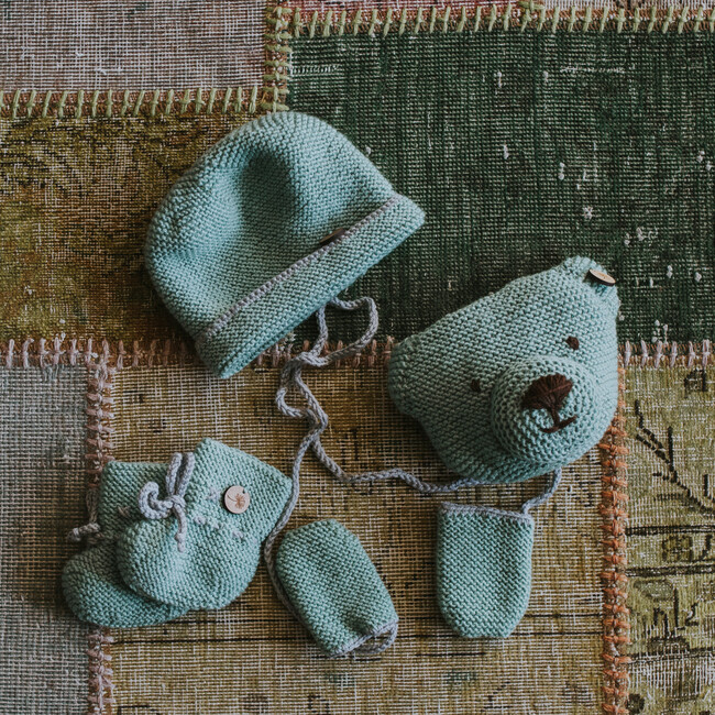 Mini Merino Set, Sage Green - Mixed Apparel Set - 3