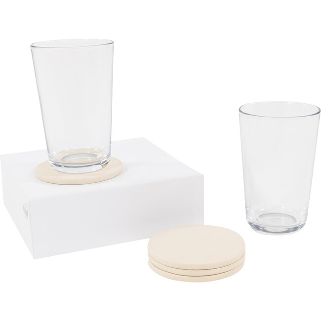 Coasters, Ivory (Set of 4)