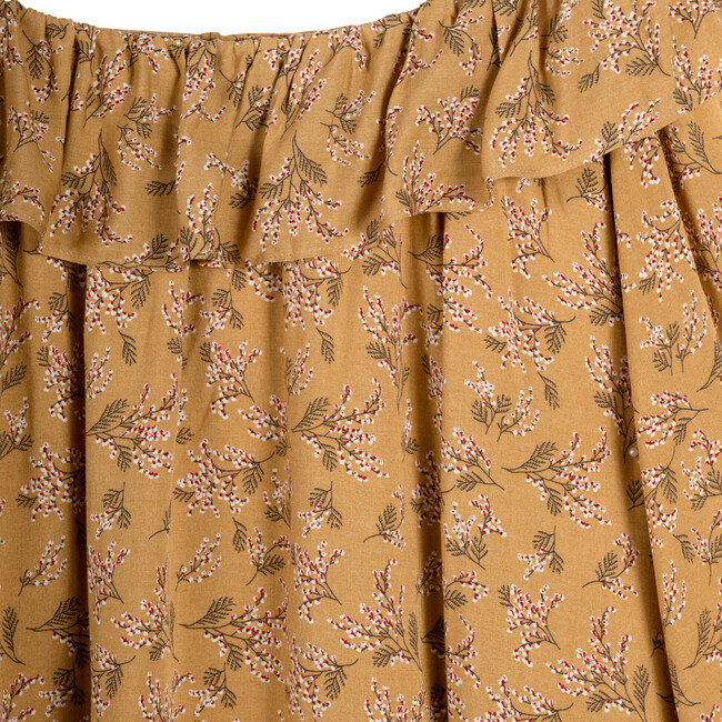 Women's Josie Flounce Ruffle Neck Dress & Headband, Winter Berry Foliage - Dresses - 8
