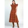 Women's Lila Dress, Wildflower Rosewood - Dresses - 2 - thumbnail
