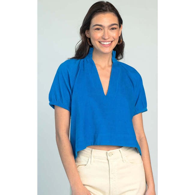 Women's Elizabeth Top, Huckleberry