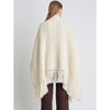 Women's Hanni Poncho, Ivory - Sweaters - 4 - thumbnail