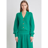 Women's Sara Cardi, Emerald - Sweaters - 3 - thumbnail