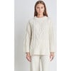 Women's Nyla Sweater, Ivory - Sweaters - 3