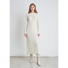 Women's Ellie Sweater Dress, Ivory - Dresses - 3