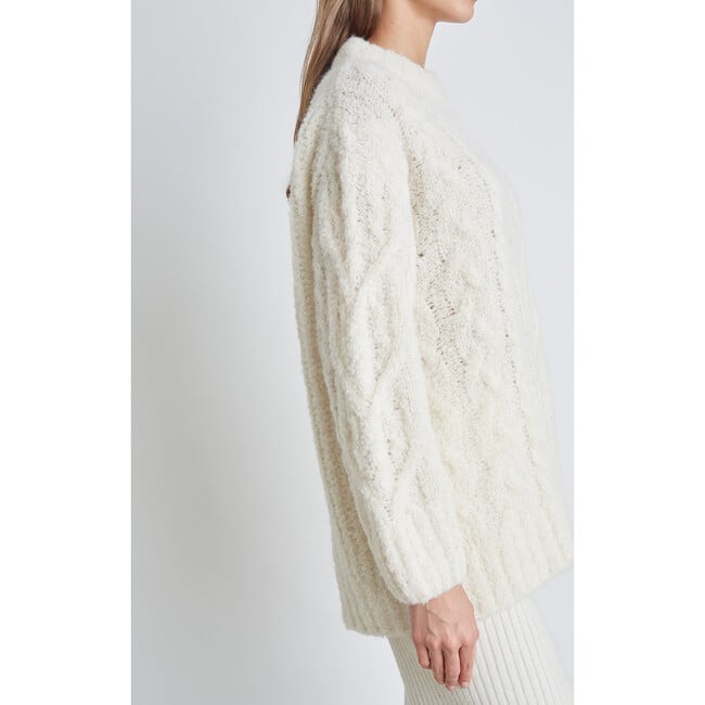 Women's Nyla Sweater, Ivory - Sweaters - 4