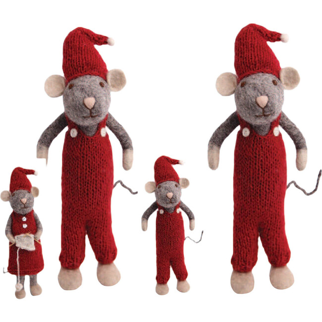 Christmas Mice, Red Pajamas