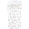Christmas Toile Smocked Gown, Prints - One Pieces - 1 - thumbnail