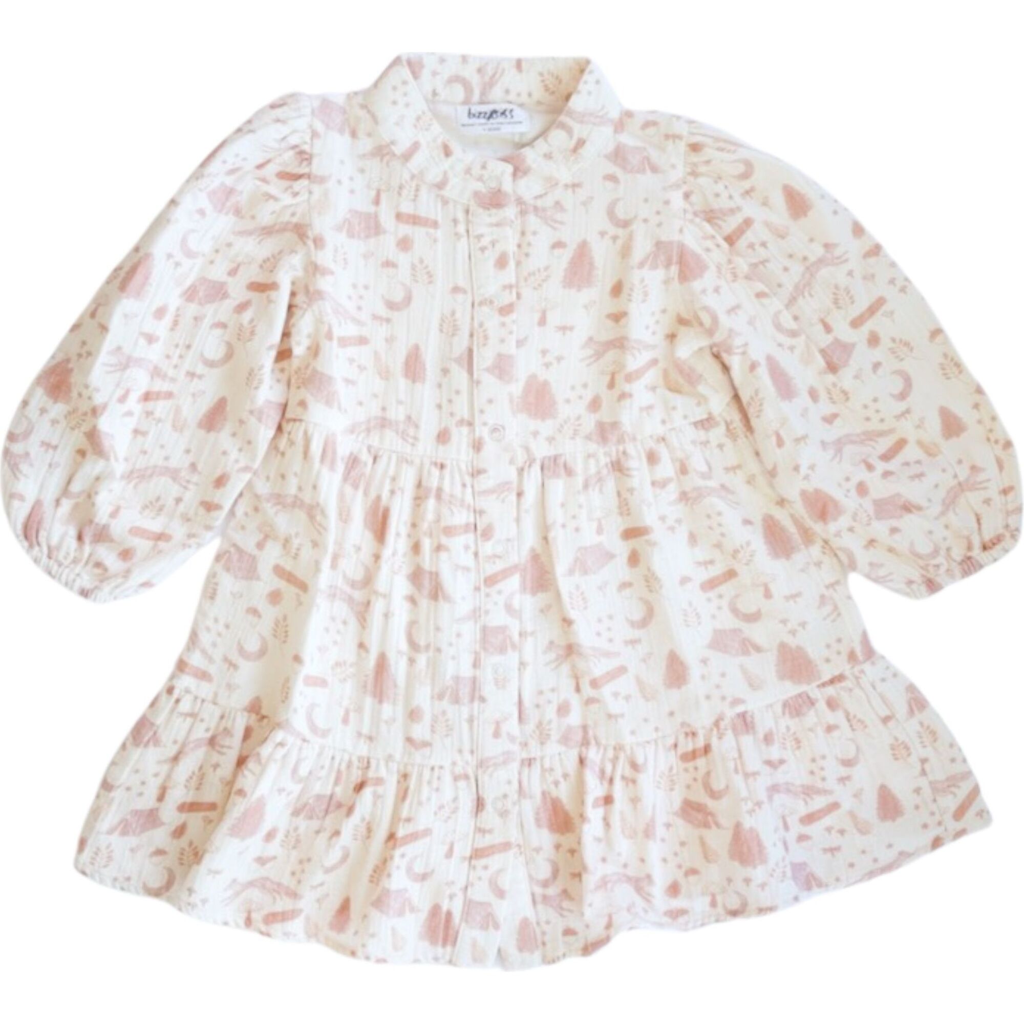 Into The Forest Daisy Dress, Multicolors - Dresses - 1
