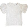 Twinkle Twinkle Flutter Tee, Cream - T-Shirts - 1 - thumbnail