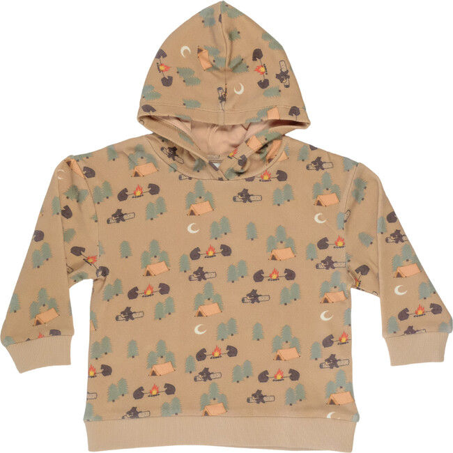 Printed Camp Out Hoodie, Multicolors