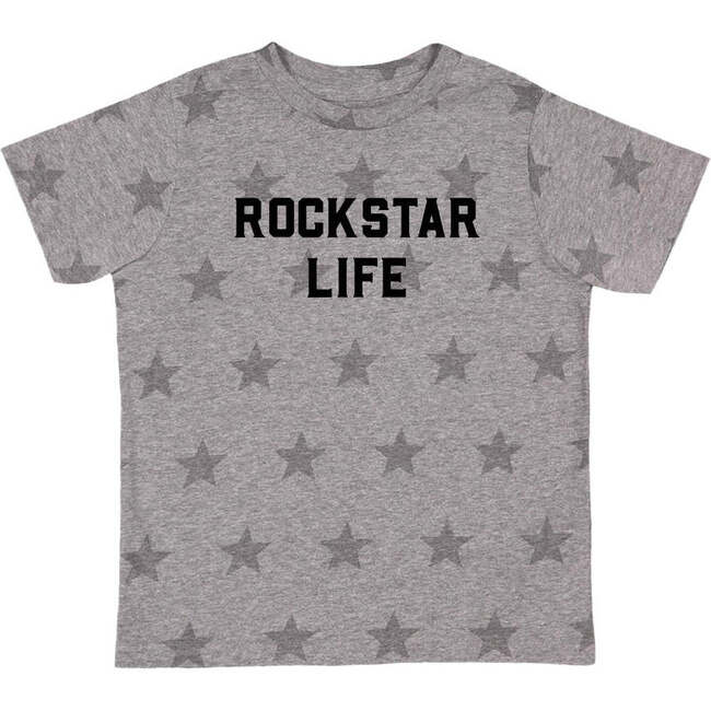 Rockstar Life Short Sleeve T-Shirt, Grey