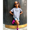 Rockstar Life Short Sleeve T-Shirt, Grey - T-Shirts - 3