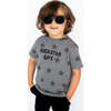Rockstar Life Short Sleeve T-Shirt, Grey - T-Shirts - 4