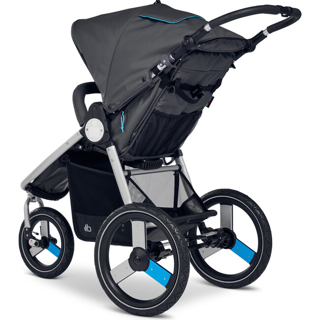 Ironman Speed by Bumbleride Jogging Stroller, Grey - Single Strollers - 2