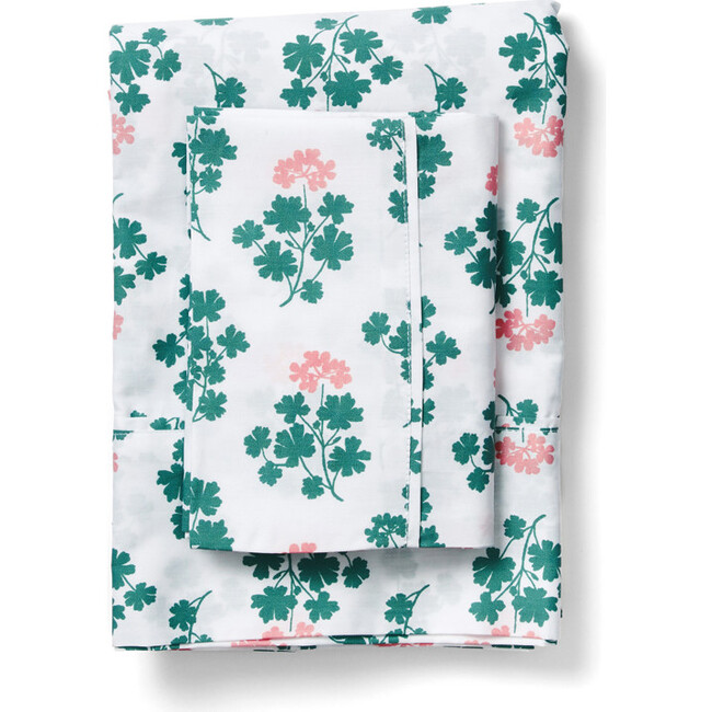 Geranium Sheet Set, Spruce - Sheets - 1