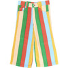 Carnival Stripe Suzie Crop Pants, Multicolors - Pants - 1 - thumbnail