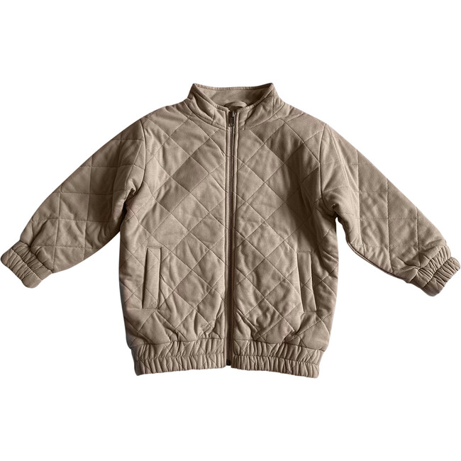 The Quilted Jacket, Mushroom - Jackets - 1