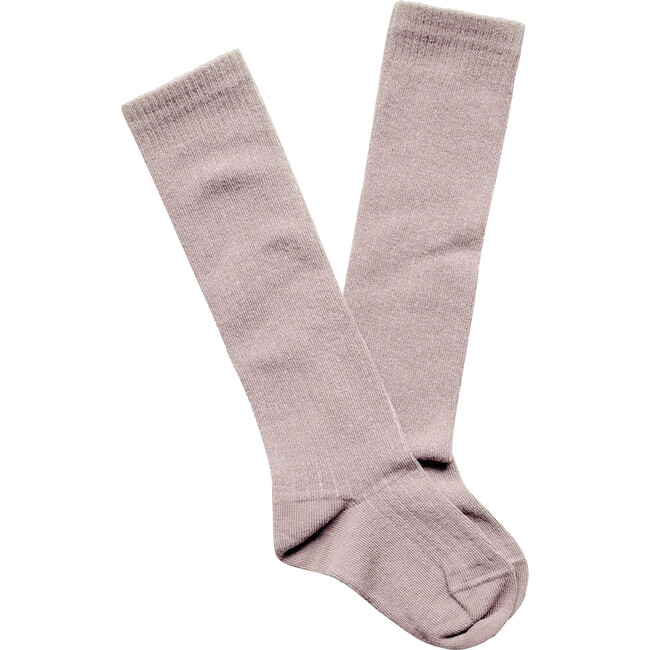 The Ribbed Sock, Antique Rose - Socks - 1
