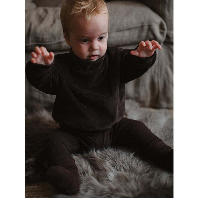 The Velvet Sweater, Chocolate - Sweaters - 2