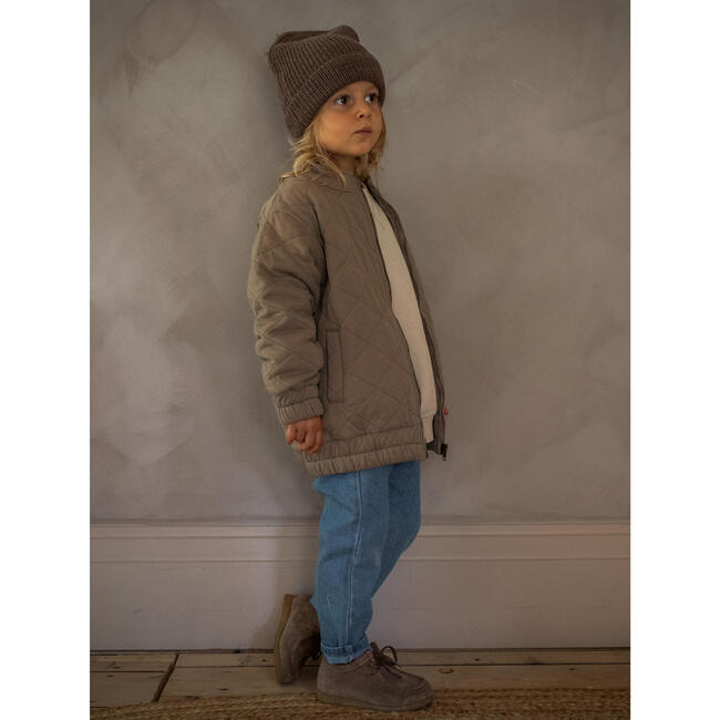 The Quilted Jacket, Mushroom - Jackets - 2