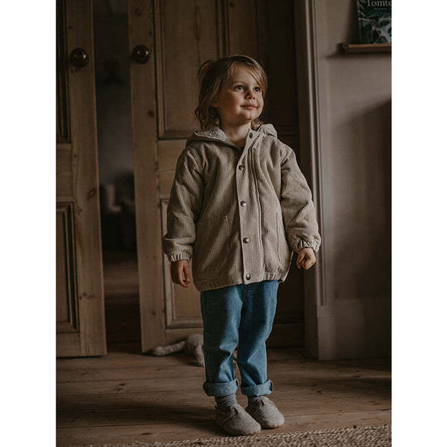 The Corduroy Coat, Oatmeal - Coats - 2