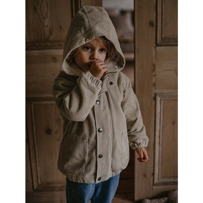 The Corduroy Coat, Oatmeal - Coats - 3