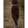 The Corduroy Dungaree, Chocolate - Pants - 2