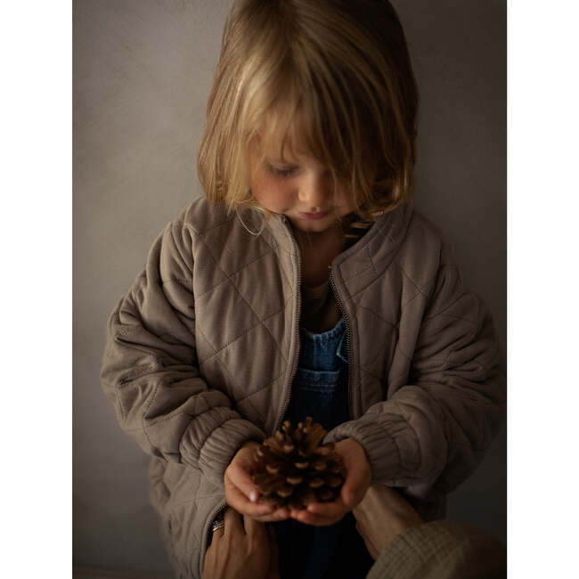 The Quilted Jacket, Mushroom - Jackets - 6