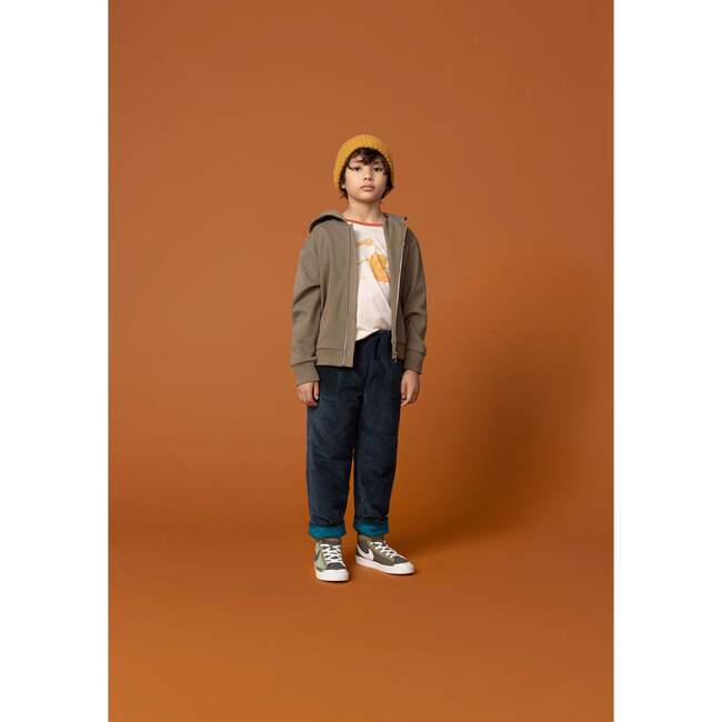 Cocoon Corduroy Pants, Teal - Pants - 2