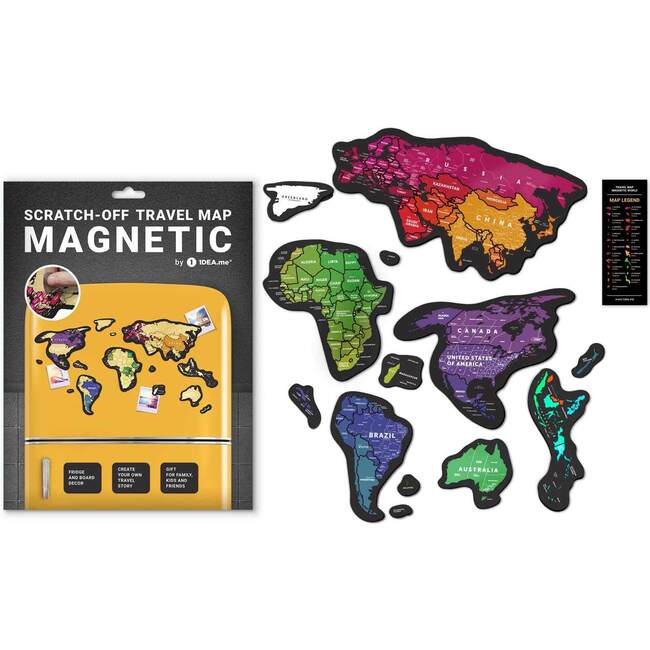 Travel Map Magnetic World - Arts & Crafts - 1