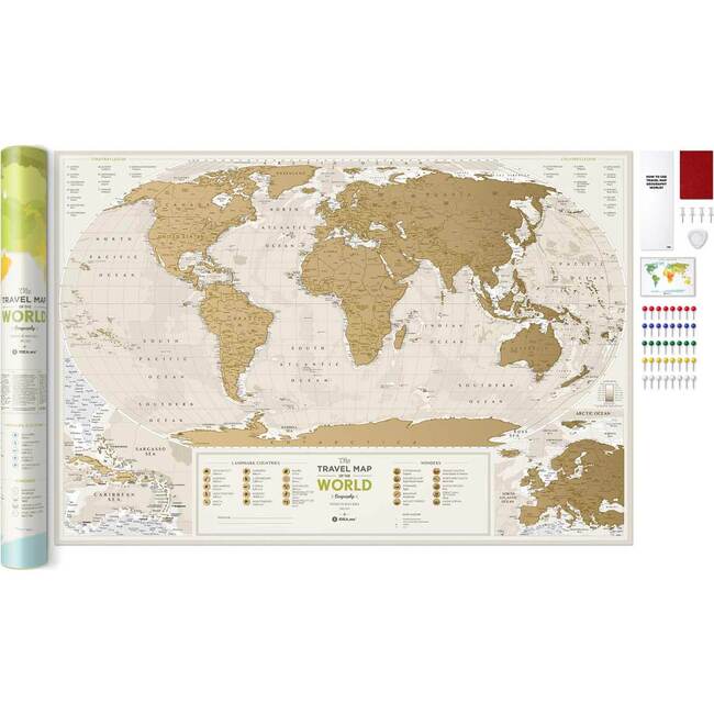 Travel Map Geography World - Arts & Crafts - 2