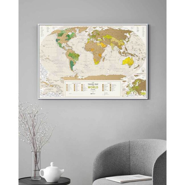 Travel Map Geography World - Arts & Crafts - 3