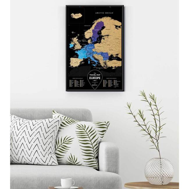 Travel Map Black Europe - Arts & Crafts - 3
