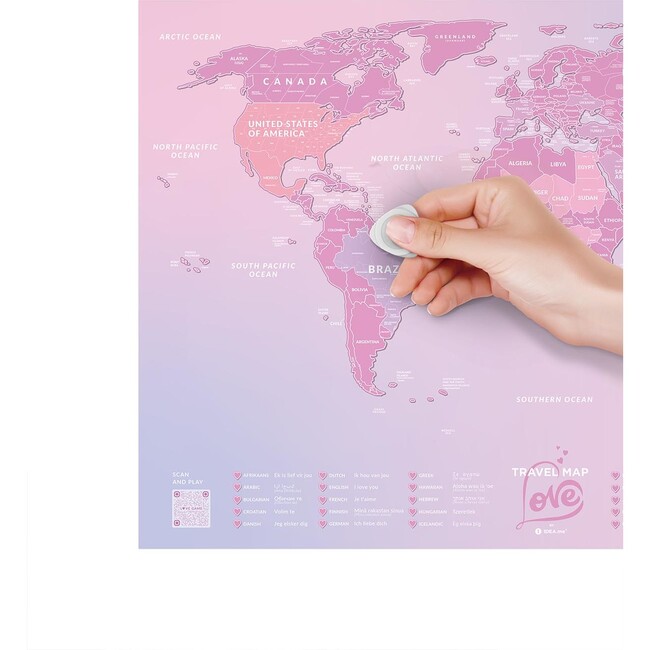Travel Map Love World - NEW! - Arts & Crafts - 5