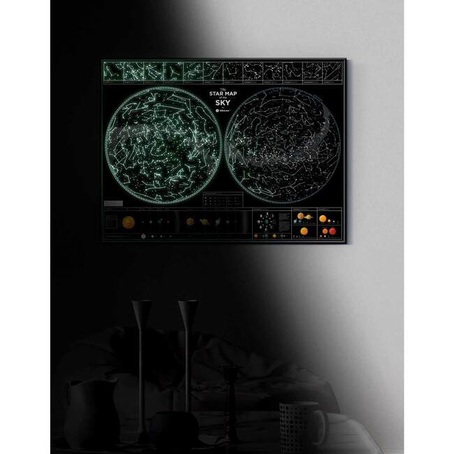 The Star Map of the sky - Arts & Crafts - 3