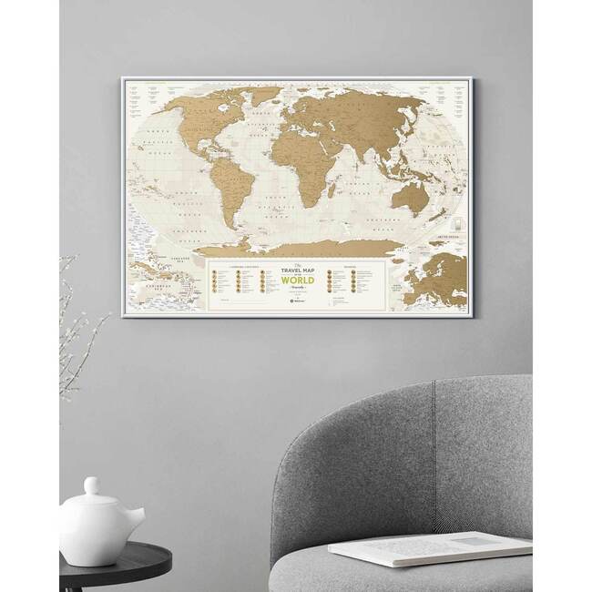 Travel Map Geography World - Arts & Crafts - 4