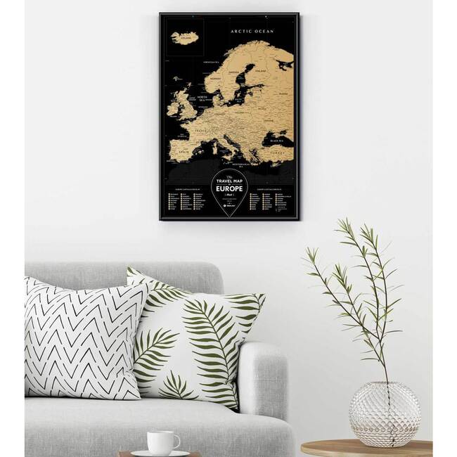 Travel Map Black Europe - Arts & Crafts - 4
